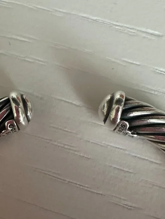 David Yurman X Classic Cable Station Bracelet - Picture 4 of 6